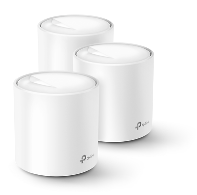 3-Pack Bundle TP-Link Deco X60 WiFi 6 Router AX3000 Whole Home