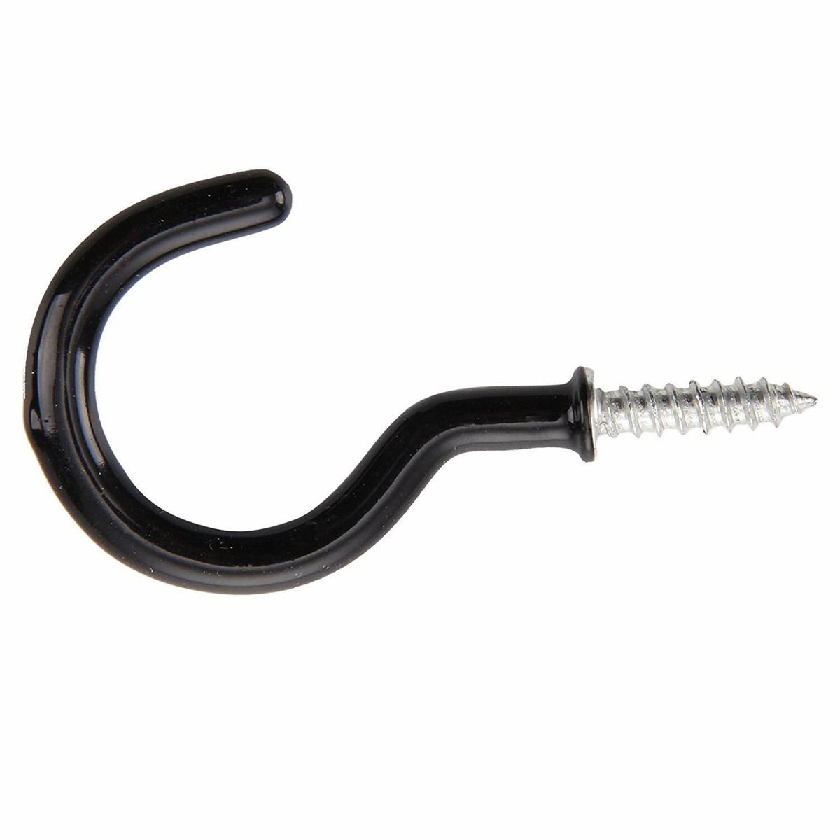 ONESTOPDIY 10 X Terry Tool Clips Black Plastic Coated Spring