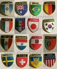 High Quality Country Flag emblem Embroidered Iron On Shield Patch 2"X2.5" -New