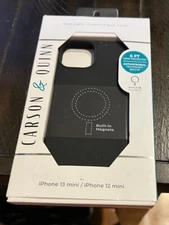 NEW Carson & Quinn SILICONE MAGSAFE CASE FOR iPhone 13 Mini 5.4" - BLACK