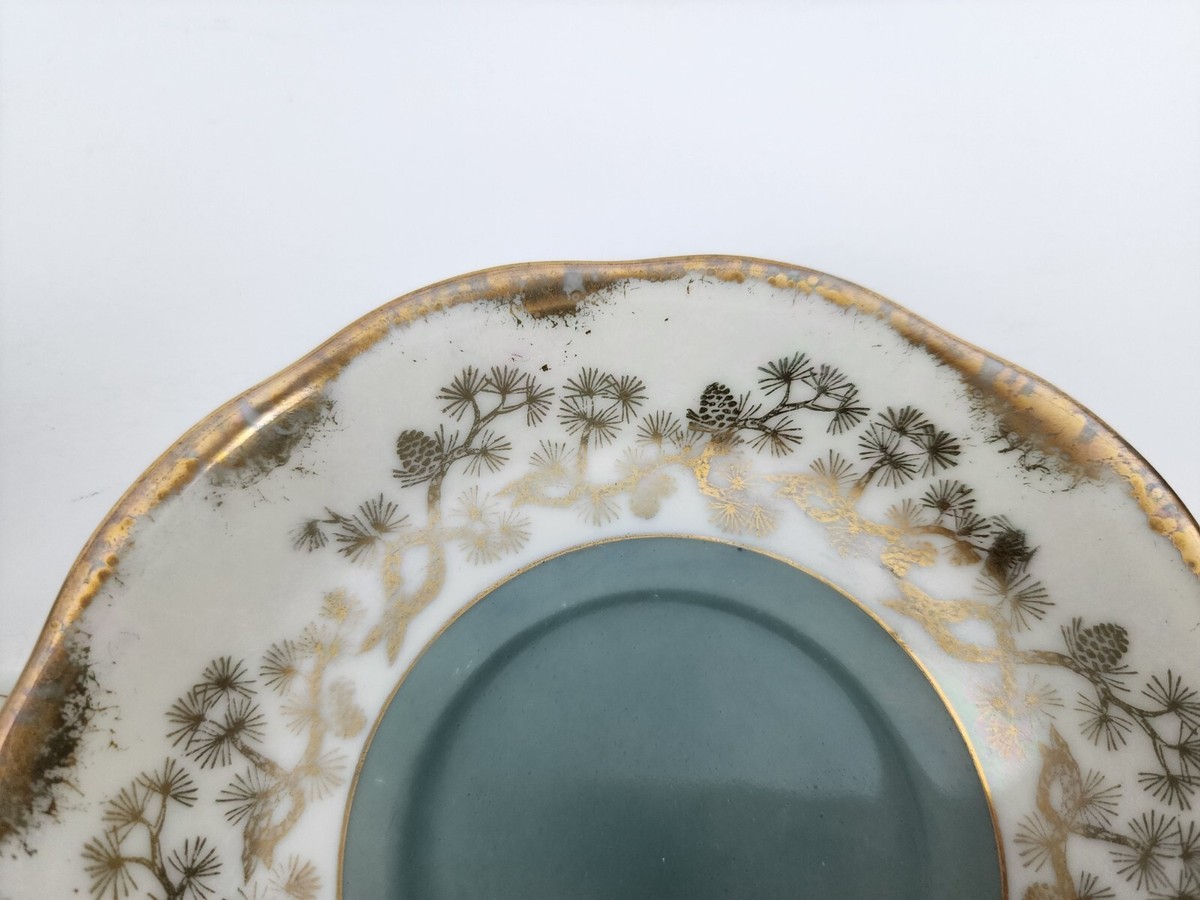 Vintage Del Mar Tea Cup And Saucer, hand painted 24k gold- Very