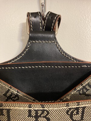 Vintage Alto Dooney & Bourke backpack sling purse, gray  display picture 2