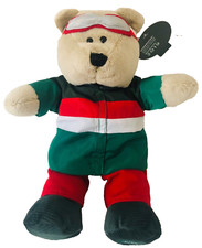 STARBUCKS 10" Christmas Plush Ski Teddy Bear Bearista LE 2019 Holiday Collection