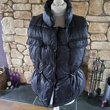 Cherry Koko Soft Padded Body Warmer Black Drawstring Waist Size M Great...