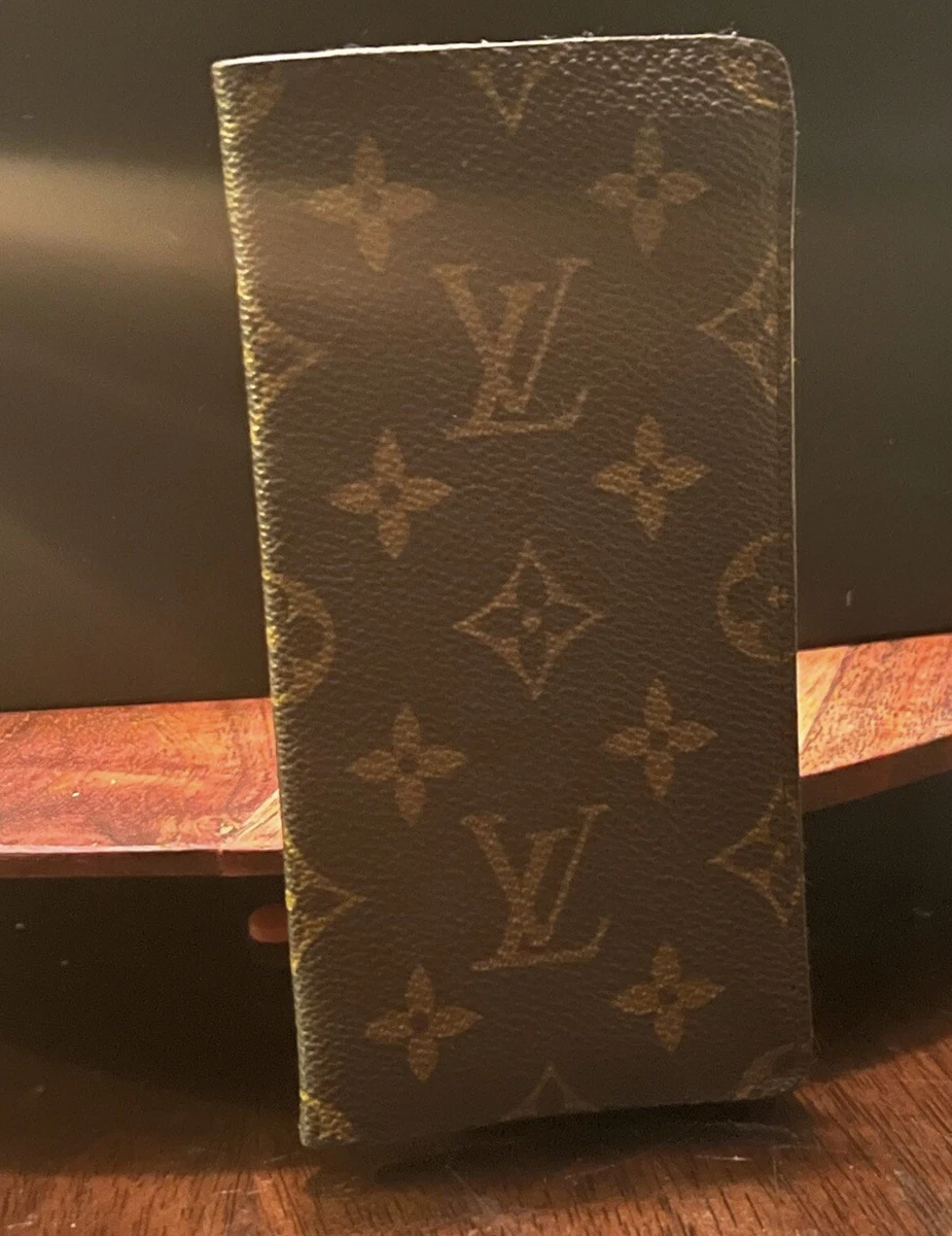 LOUIS VUITTON Monogram Canvas Leather Etui Lunette Simple Eyeglasses Case  France