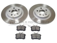 PEUGEOT 807 ALL MODELS 2002-2011 REAR 2 BRAKE DISCS AND PADS SET NEW