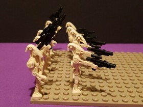 LEGO Battle DROID Minifigure Lot Star Wars Army Builder Blasters straight arm