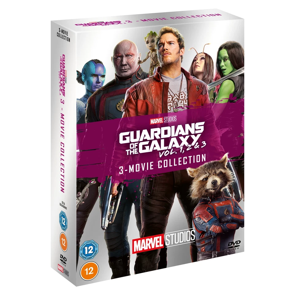 Guardians of the Galaxy: Vol. 1, 2 & 3 - 3 Movie Collection [12] DVD Box Set - Image 2 of 2