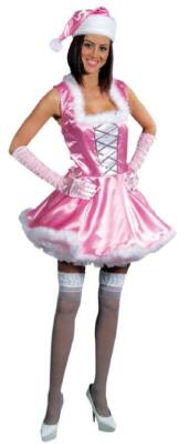 Nikolaus Santa Claus Lady Weihnachts Kostüm Kleid Nikolauskostüm Weihnachten Hut