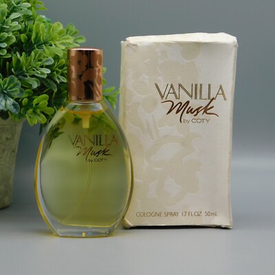 Vanilla Musk By Coty Cologne Spray for Women 1.7 oz New in Box