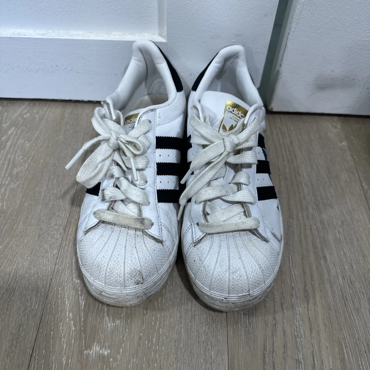 adidas gazelle silver green womens Adidas Super Star Woman 779002 Black – Level Shoes main image 0