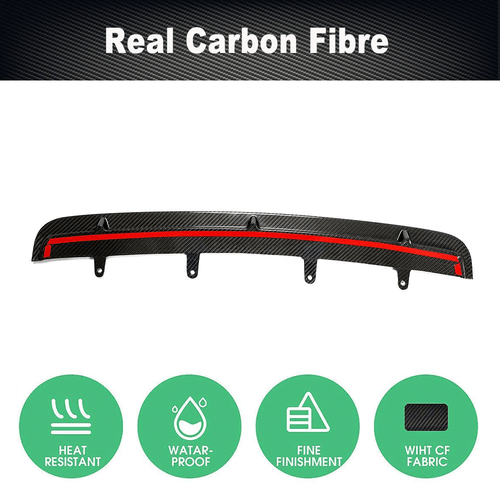 Fit for BMW F90 M5 Sedan 2018-20 Real Carbon Fiber Front Bumper Lip Chin Spoiler - Picture 7 of 13