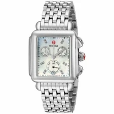 MICHELE Deco Wrist Watch for Women MWW06P00014, MWW06A000778