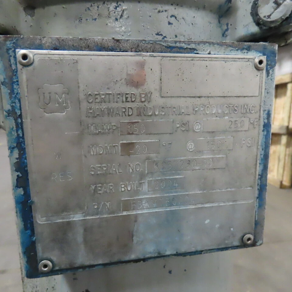 Hayward Eaton 8" x 30" Steel Filter Strainer Vessel 150PSI @ 258°F 2" NPT - Image 2 of 4