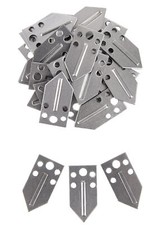 Stahlschuppen f&uuml;r Lamellenr&uuml;stung, 13 mm x 25 mm (25 St&uuml;ck)