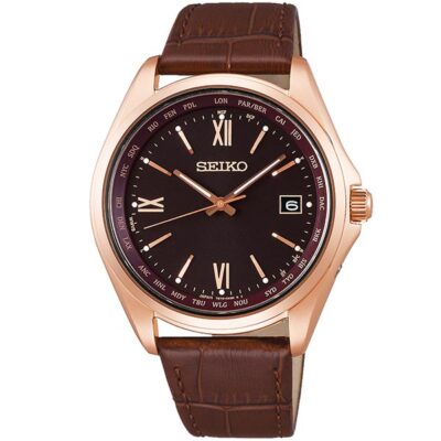 SEIKO SELECTION SBTM298 Titanium Sapphire Crystal Radio Solar