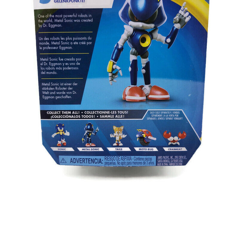 Bonecos Sonic The Hedgehog F00662 - Modern Metal Sonic Action Figure