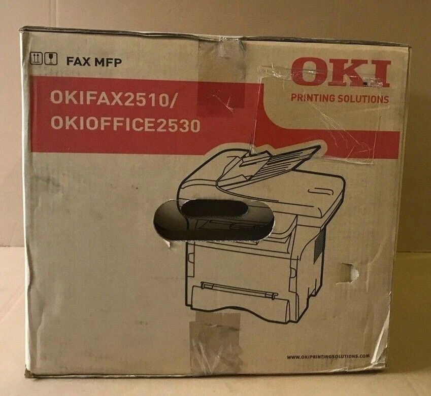 OKI FAX 2510 A4 Mono Fax Machine 01215802 - Image 2 of 3