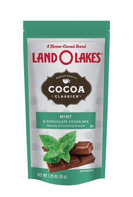 Land O Lakes Mint Cocoa Mix 36 Pack Flavored Drink Concentrate Hot Cocoa