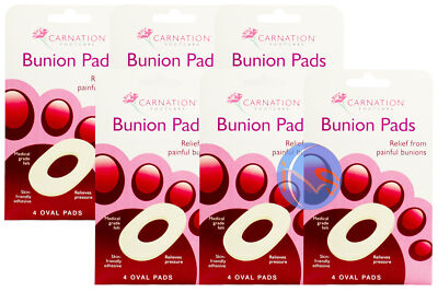 6 X NELKENBALLENPADS, 4 OVALE PADS - ENTFERNUNG SELBSTKLEBENDES PFLASTER (24 Pads)