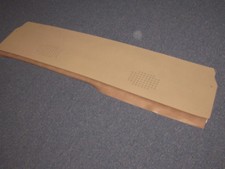 1968-72 Chevelle And Monte Carlo Mesh Package Tray With Speaker Holes Buckskin