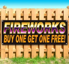 BOGO FIREWORKS Advertising Vinyl Banner Flag Sign Many Sizes SPARKLERS AIRBOMBS