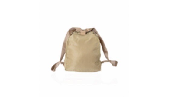 Beige nylon backpack. - image 1