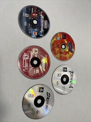 PlayStation 1 Game Bundle: Spyro Ripto s Rage, Rayman, Rock Em Sock Em, 2xtreme