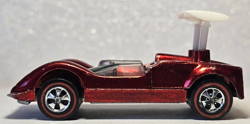 Hot Wheels Redlines Chaparral 2G, Red, 1969 Grand Prix, Made in USA - Picture 6 of 8