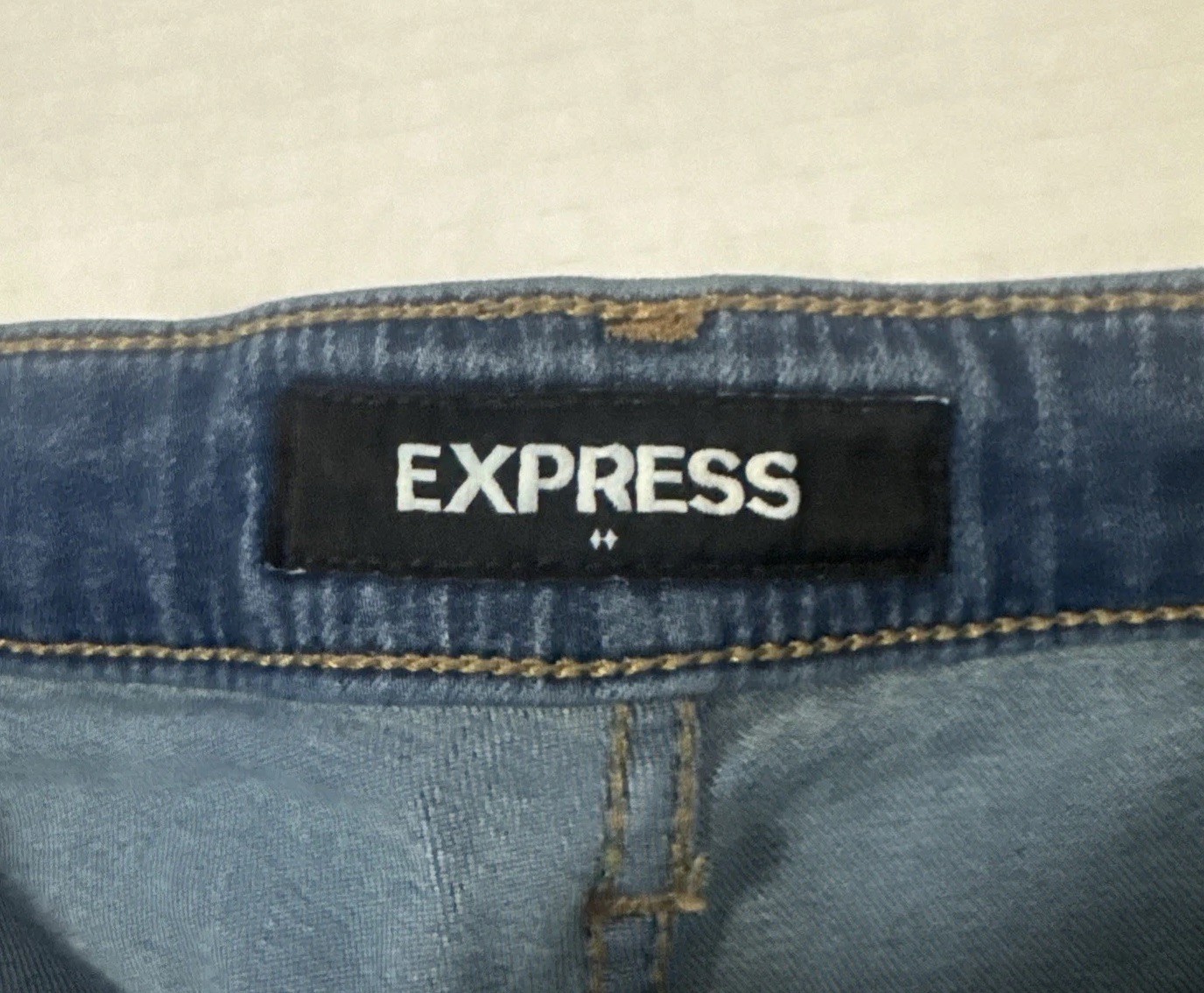 Express Classic Straight Hyper Stretch Plus Jeans… - image 6