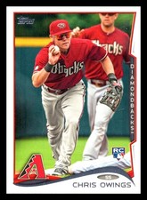 2014 Topps Series 1  Arizona Diamondbacks #232 Chris Owings Rookie Card RC