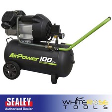 Sealey Compressor 100L V-Twin Direct Drive 3hp