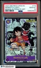 2024 One Piece TCG OP-09 EN #119 Monkey.D.Luffy Manga Alternate Art PSA 10 GEM