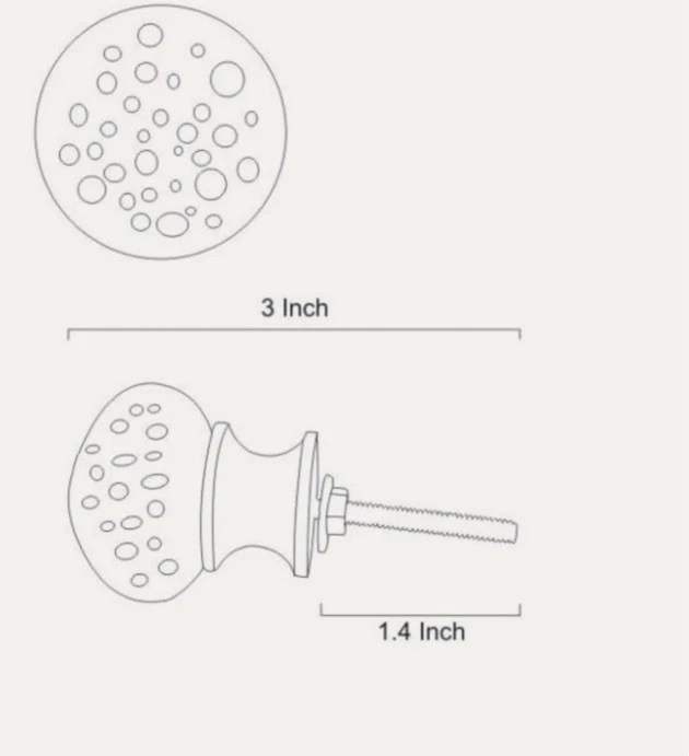 Juego de 10 perillas de gabinete verde menta turquesa burbuja vidrio y níquel cepillado Foto 3 de 4