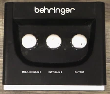 Behringer U-PHORIA UM2 Single Channel Audio Interface - Black