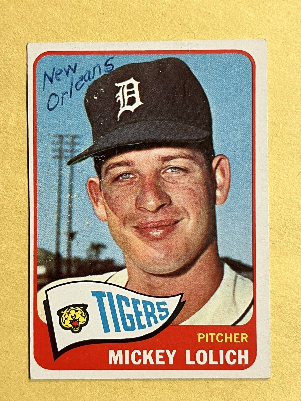 1965 Topps #335 Mickey Lolich LOW GRADE