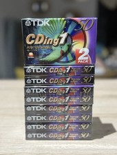 Lot 10 Cassette Audio Vierge TDK  Cding1 50 neuve