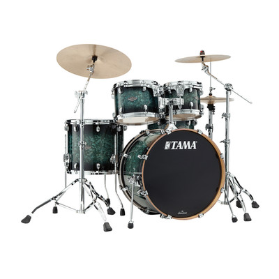 Tama Starclassic Performer 4-Pc Shell Pack w/22'' Kick - Molten Steel Blue Burst