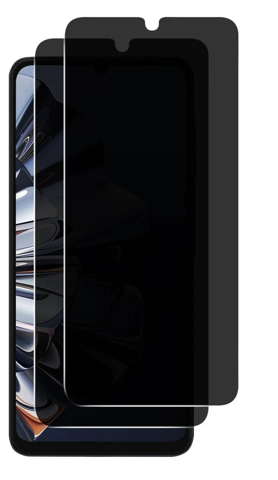 Paquete de 2 pantallas de vidrio templado de privacidad, antiespía para Samsung Galaxy A16 4G/5G Foto 2 de 2