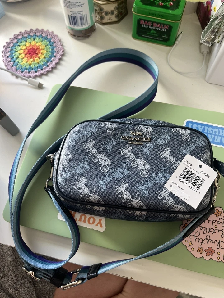 COACH F 78603 CONVERTIBLE BELT BAG WITH HORSE AND CARRIAGE PRINT NWT - Image 2 of 4