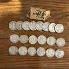 Roll of 20 90% Silver Walking Liberty and Franklin Half Dollars $10 Face Value