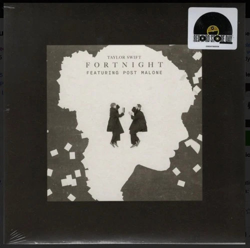 Taylor Swift Post Malone Fortnight 7” white vinyl RSD 2025 BRAND NEW AND SEALED