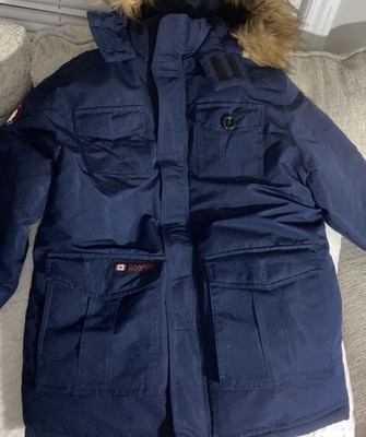 Kids fashion Canada weather gear Coat Blue  L in good condition Buy NOW !
