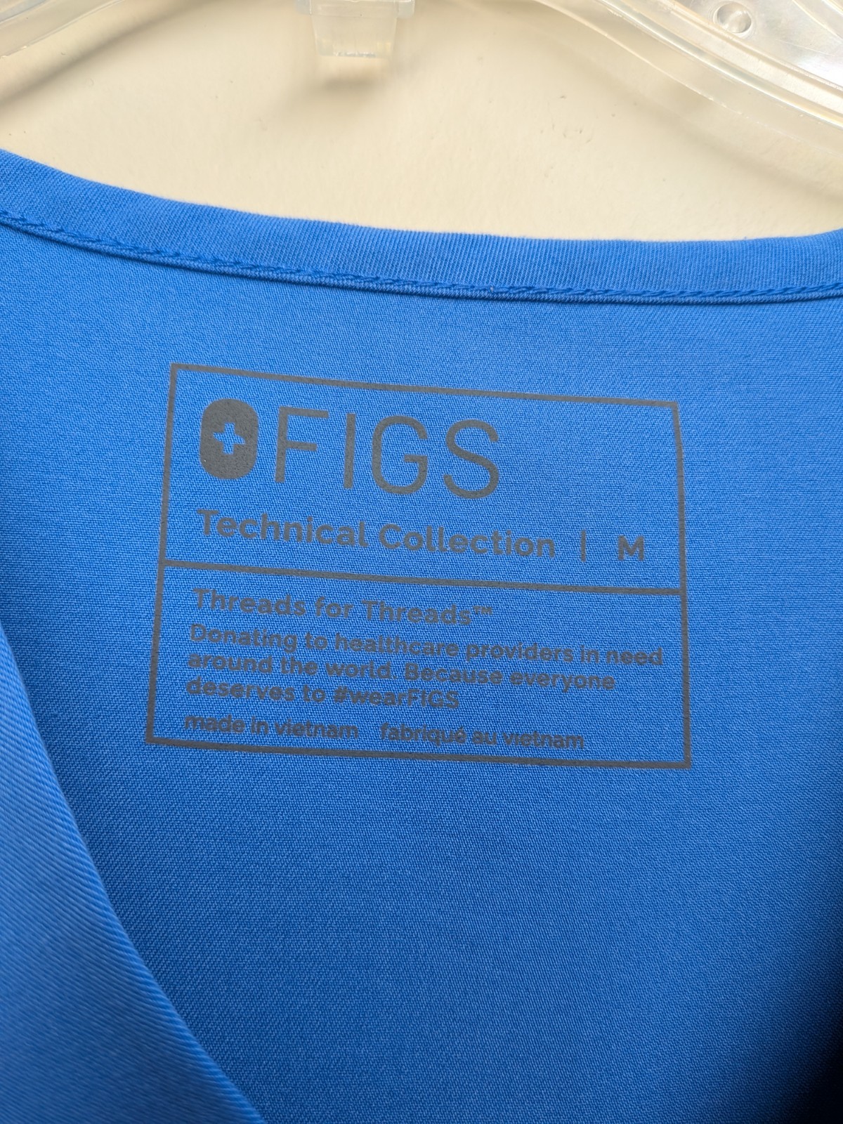 FIGS Scrub Technical Collection Medium Light Blue… - image 3