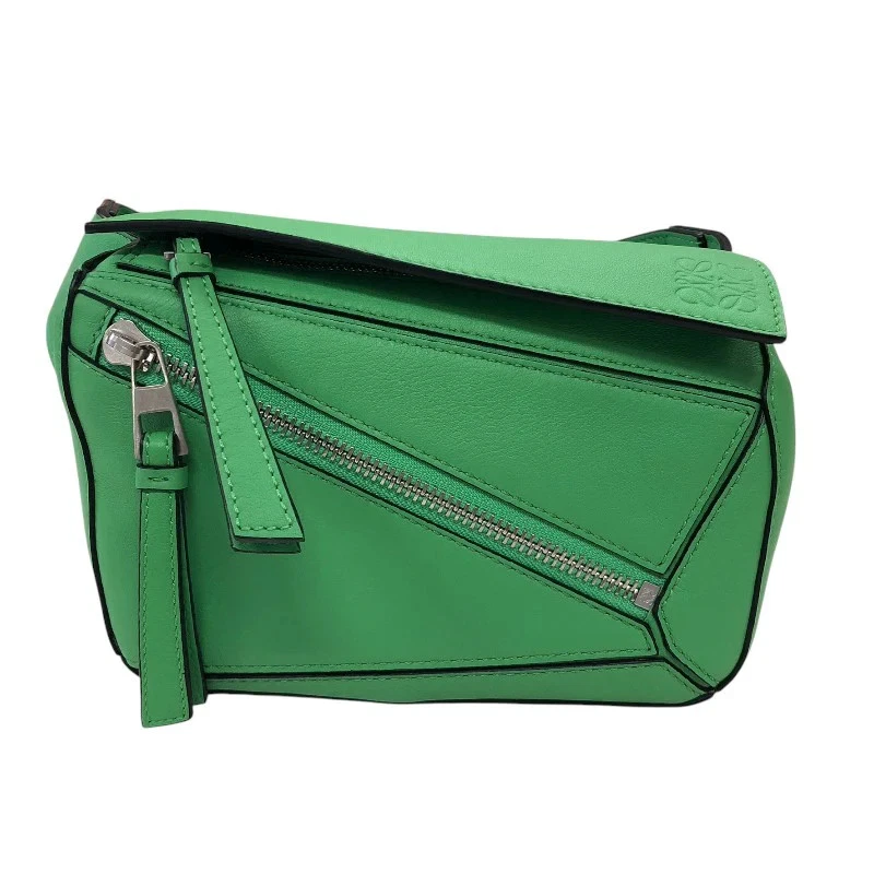Loewe — LOEWE Puzzle Mini Body Bag Green Body Bag B510U89X02 #OKB3608