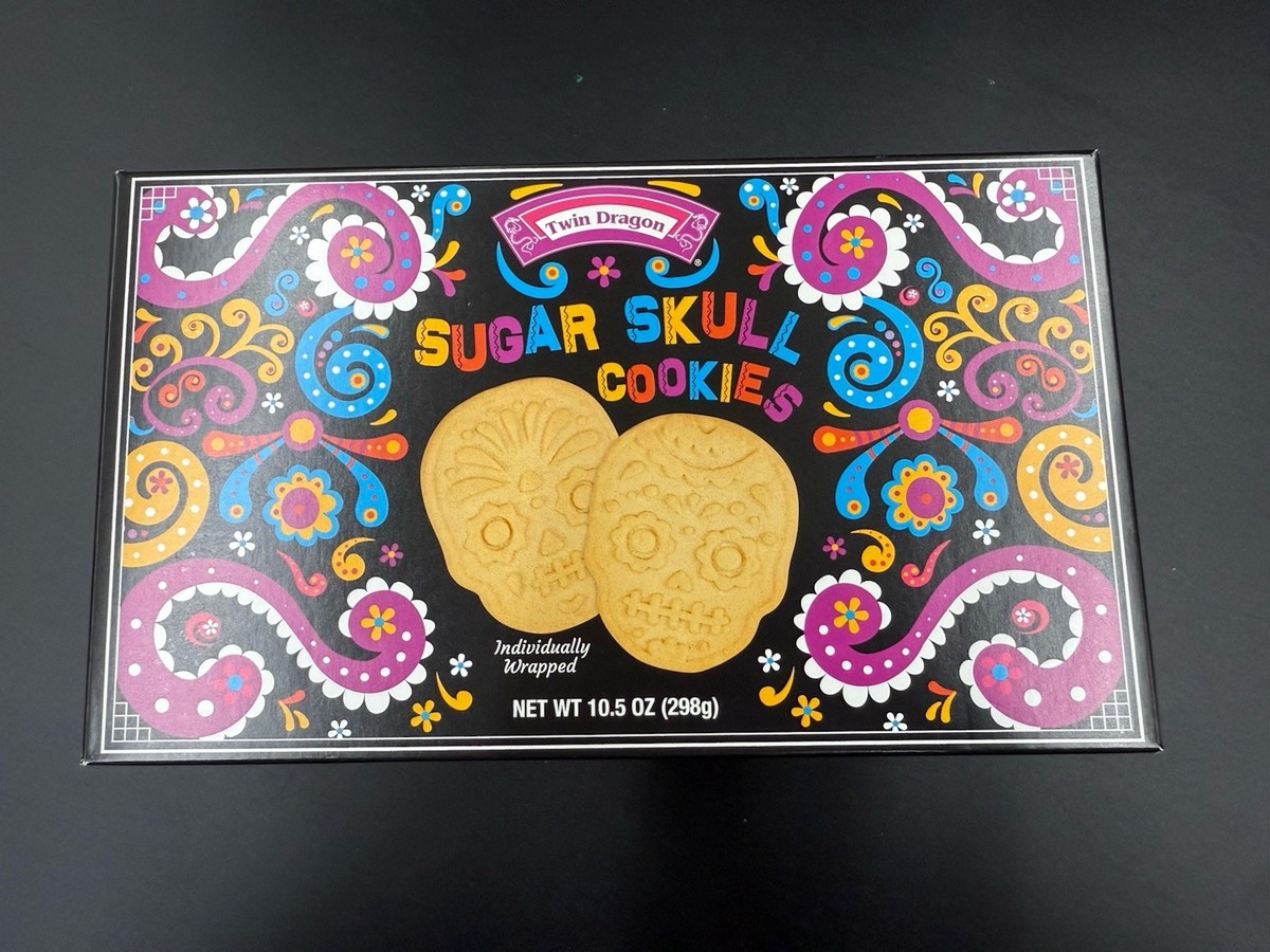 Twin Dragon Sugar Skull Cookies Individually Wrapped 10.5oz New | eBay