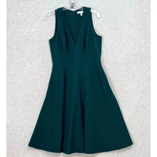 Dress The Population Catalina Cocktail Dress Size L Fit & Flare Sleeveless Chic