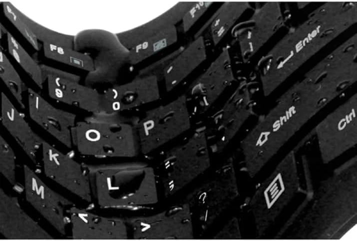 Adesso SlimTouch 232 Antimicrobial Waterproof Flexible Keyboard for black  - Image 3 of 4