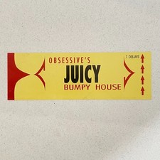 Obsessive's Juicy Bumpy House Oceans EC1 Rave Flyer.....