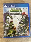 Plants vs Zombies Garden Warfare Sony PS4 Video Game Complete EA PopCap Blu-ray